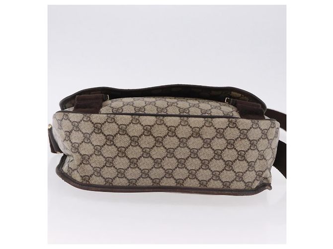 Borsa a tracolla GUCCI GG Supreme PVC Beige Oro 201732 Auth ka5309 D'oro - vista 6