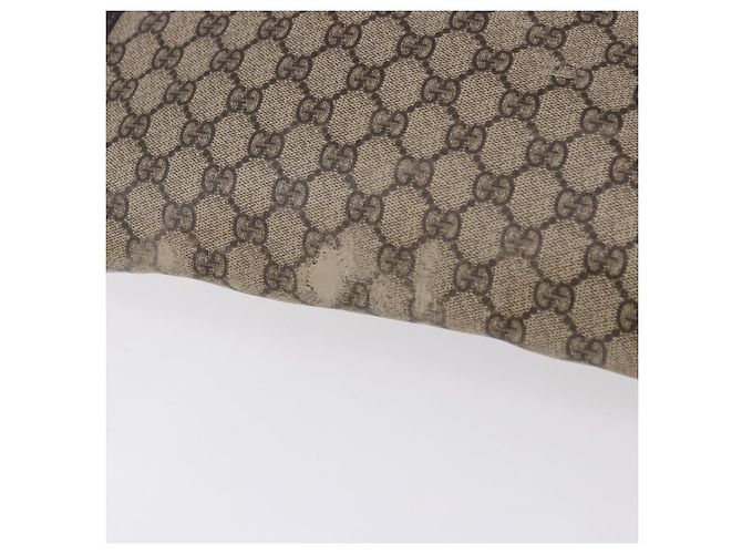 Borsa a tracolla GUCCI GG Supreme PVC Beige Oro 201732 Auth ka5309 D'oro - vista 8