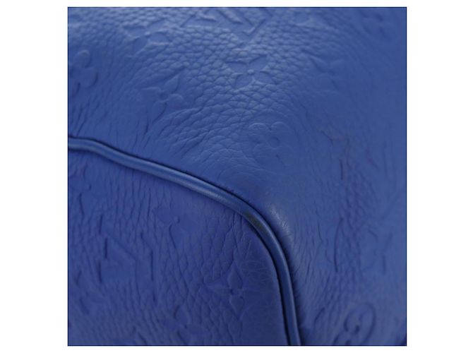 LOUIS VUITTON Monogram Taurillon Keepall Bandouliere 50 Blue Auth 191461SM Monogramma - vista 18