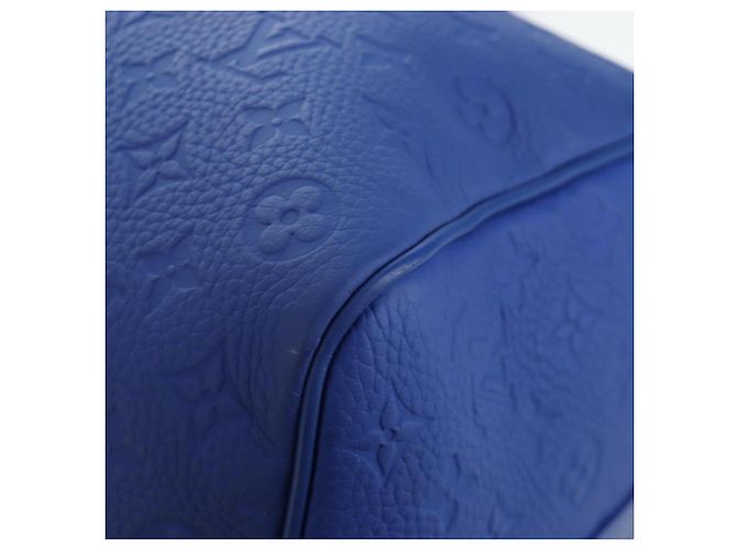 LOUIS VUITTON Monogram Taurillon Keepall Bandouliere 50 Blue Auth 191461SM Monogramma - vista 19