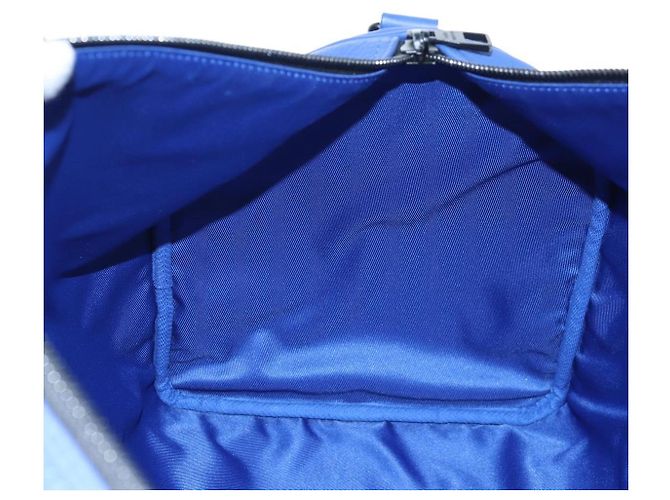 LOUIS VUITTON Monogram Taurillon Keepall Bandouliere 50 Blue Auth 191461SM Monogramma - vista 23