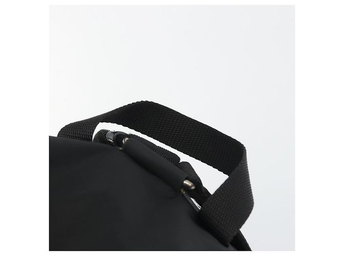 Zaino PRADA Nylon Nero Argento Auth mr2651 - vista 8