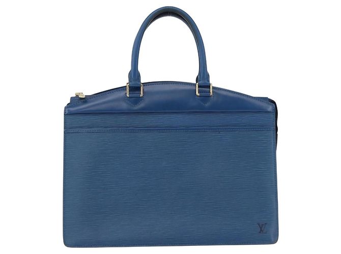 Borsa LOUIS VUITTON Epi Riviera Blu M48185 LV Auth 192907 - vista 13