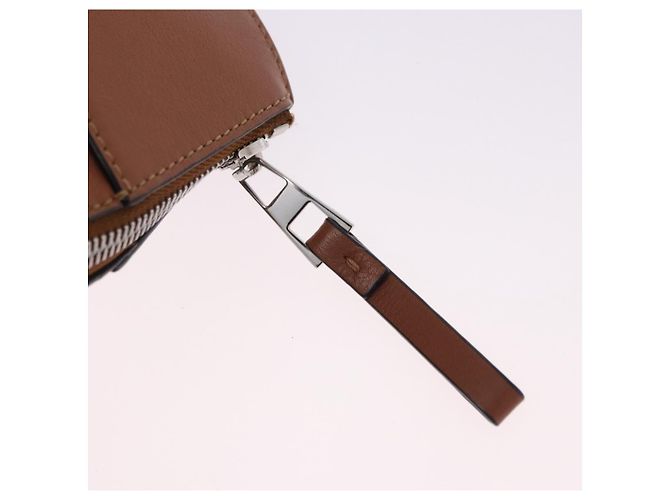 Borsa a mano LOEWE Hammock Small in pelle 2way Marrone Argento Auth 192988A - vista 19