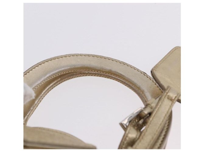 Borsa PRADA in pelle 2way Argento Oro Auth 192120A D'oro - vista 14