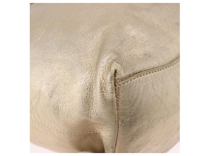 Borsa PRADA in pelle 2way Argento Oro Auth 192120A D'oro - vista 16