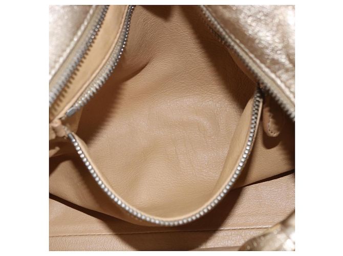 Borsa PRADA in pelle 2way Argento Oro Auth 192120A D'oro - vista 27