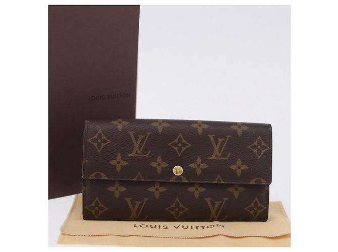 LOUIS VUITTON Monogram Portefeuille Sarah Long Wallet M61734 LV Auth 192167V Monogramma - vista 12