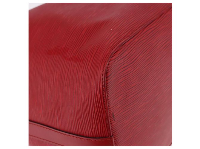 Borsa a Spalla LOUIS VUITTON Epi Petit Noe Rosso M44107 LV Auth 191992 - vista 15