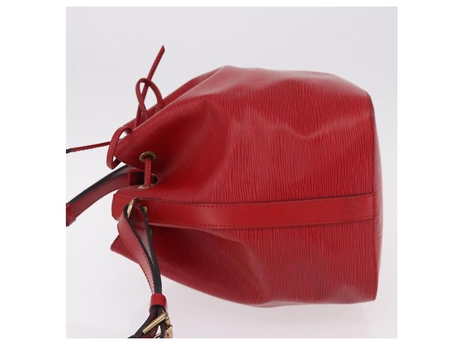 Borsa a Spalla LOUIS VUITTON Epi Petit Noe Rosso M44107 LV Auth 191992 - vista 4