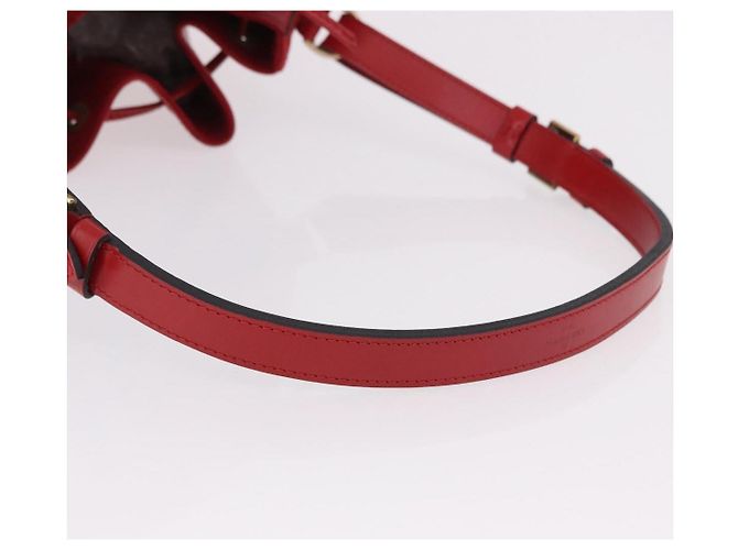 Borsa a Spalla LOUIS VUITTON Epi Petit Noe Rosso M44107 LV Auth 191992 - vista 7