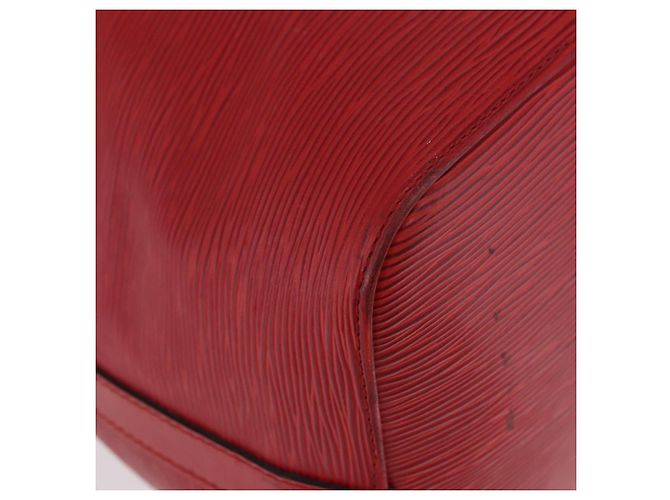 Borsa a Spalla LOUIS VUITTON Epi Petit Noe Rosso M44107 LV Auth 191992 - vista 9