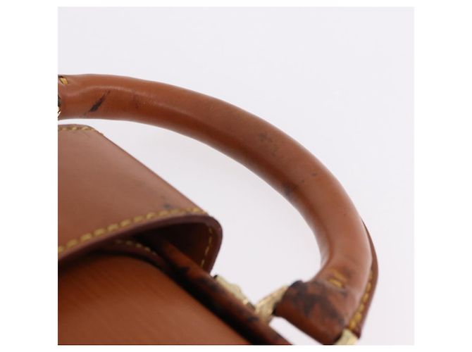 LOUIS VUITTON Epi Serviette Fermoir Bag Zipangu Gold M54358 Auth BA14383 - vista 14
