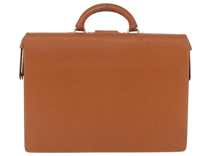 LOUIS VUITTON Epi Serviette Fermoir Bag Zipangu Gold M54358 Auth BA14383 - vista 2