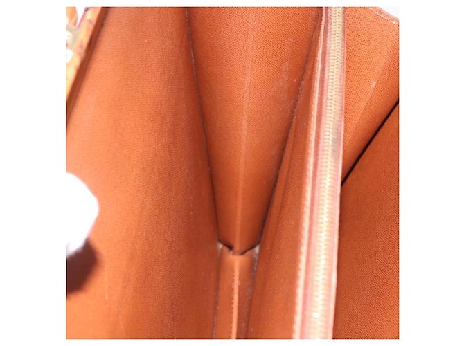 LOUIS VUITTON Epi Serviette Fermoir Bag Zipangu Gold M54358 Auth BA14383 - vista 21