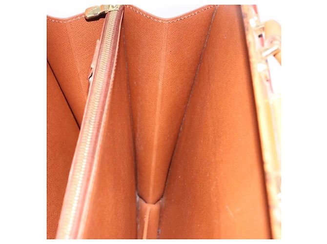 LOUIS VUITTON Epi Serviette Fermoir Bag Zipangu Gold M54358 Auth BA14383 - vista 22