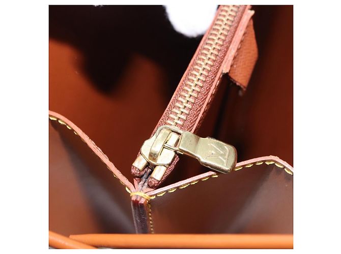 LOUIS VUITTON Epi Serviette Fermoir Bag Zipangu Gold M54358 Auth BA14383 - vista 26