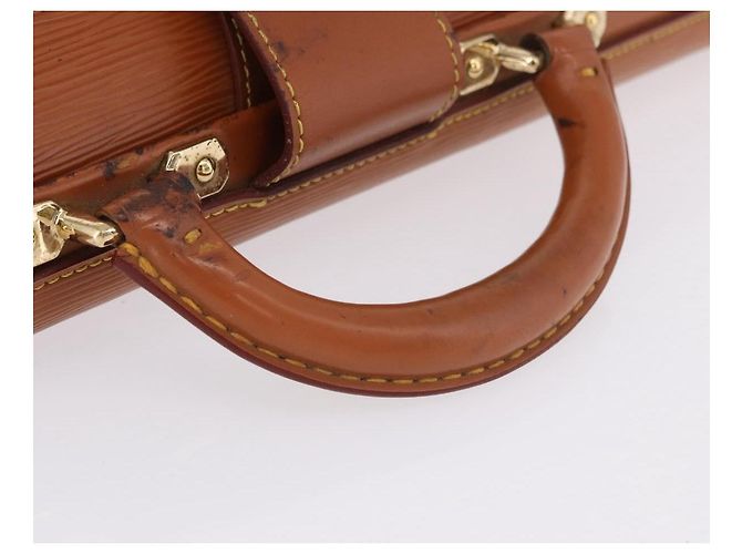 LOUIS VUITTON Epi Serviette Fermoir Bag Zipangu Gold M54358 Auth BA14383 - vista 8