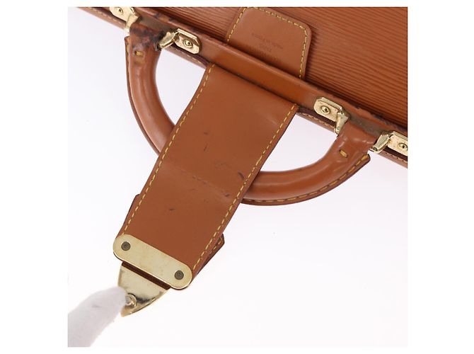 LOUIS VUITTON Epi Serviette Fermoir Bag Zipangu Gold M54358 Auth BA14383 - vista 9