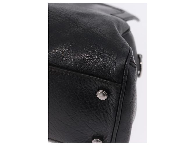 Borsa CARTIER in pelle nera argento Auth BA14473 Nero - vista 14