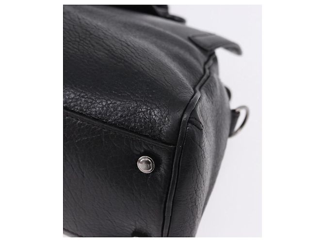 Borsa CARTIER in pelle nera argento Auth BA14473 Nero - vista 16
