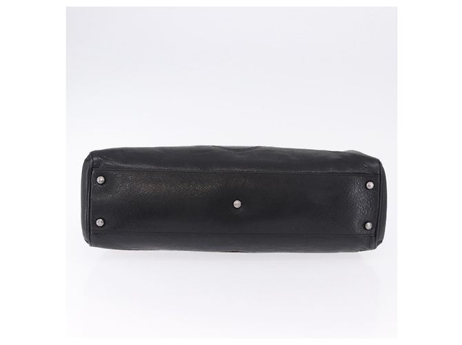 Borsa CARTIER in pelle nera argento Auth BA14473 Nero - vista 5
