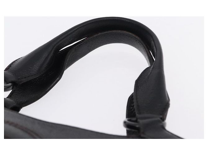 Borsa CARTIER in pelle nera argento Auth BA14473 Nero - vista 8
