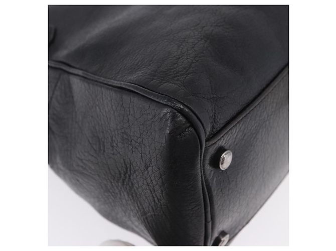 Borsa CARTIER in pelle nera argento Auth BA14473 Nero - vista 9