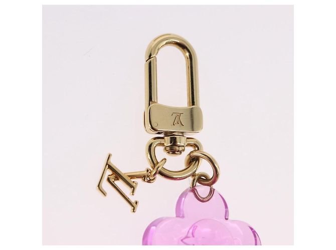 Portachiavi LOUIS VUITTON Vivienne Gummy Mini in metallo Rose M03652 LV Auth 190677M - vista 5