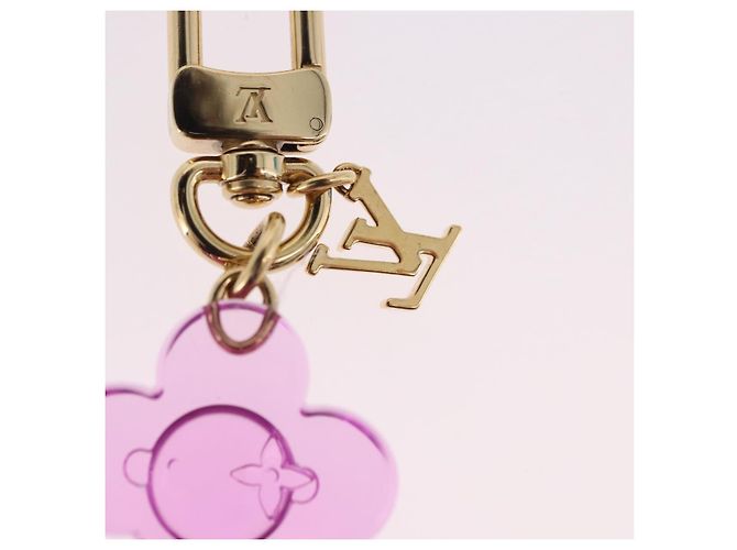 Portachiavi LOUIS VUITTON Vivienne Gummy Mini in metallo Rose M03652 LV Auth 190677M - vista 8