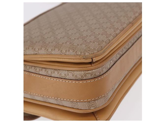Céline Borsa a Spalla CELINE Macadam Canvas Beige Oro Aut 191901 D'oro - vista 17