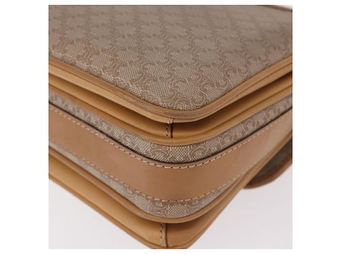 Céline Borsa a Spalla CELINE Macadam Canvas Beige Oro Aut 191901 D'oro - vista 18