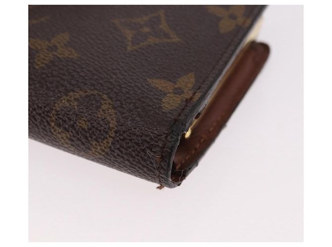 LOUIS VUITTON Monogram Porte Monnaie Billets Viennois Wallet M61663 Auth bs36125 Monogramma - vista 15