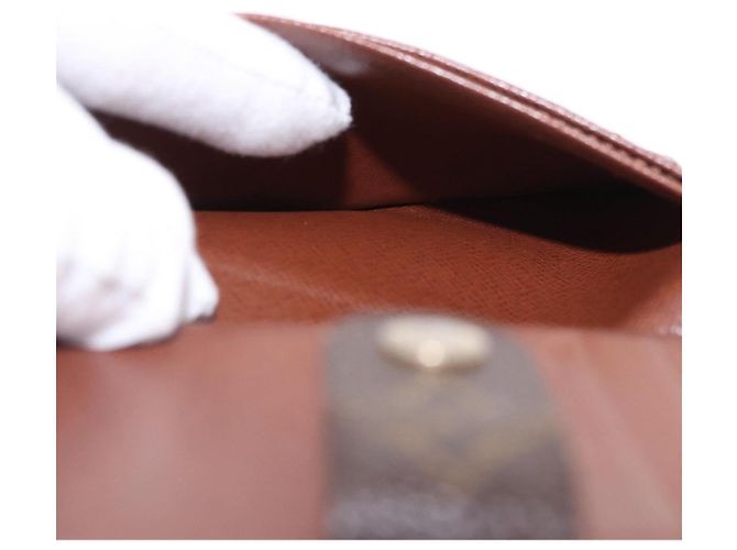 LOUIS VUITTON Monogram Porte Monnaie Billets Viennois Wallet M61663 Auth bs36125 Monogramma - vista 22