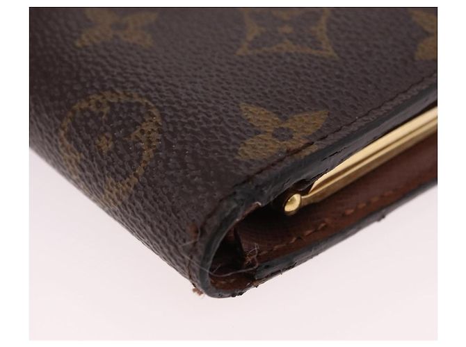 LOUIS VUITTON Monogram Porte Monnaie Billets Viennois Wallet M61663 Auth bs36125 Monogramma - vista 4