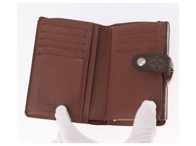 LOUIS VUITTON Monogram Porte Monnaie Billets Viennois Wallet M61663 Auth bs36125 Monogramma - vista 8
