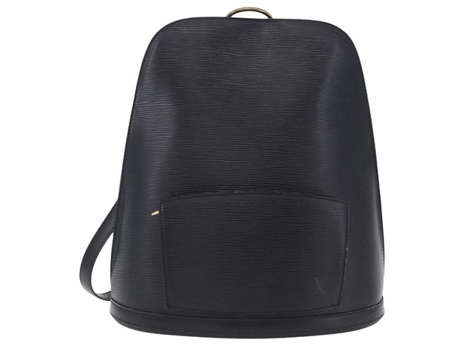 Zaino LOUIS VUITTON Epi Gobelins Nero M52292 LV Auth ka5215 - vista 13