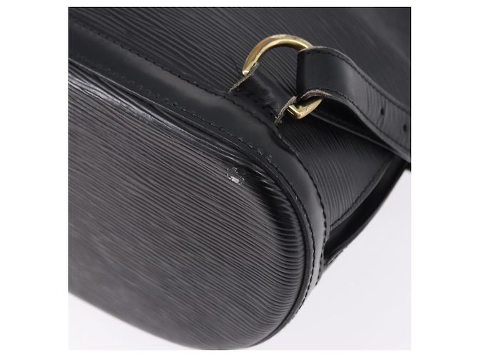 Zaino LOUIS VUITTON Epi Gobelins Nero M52292 LV Auth ka5215 - vista 18