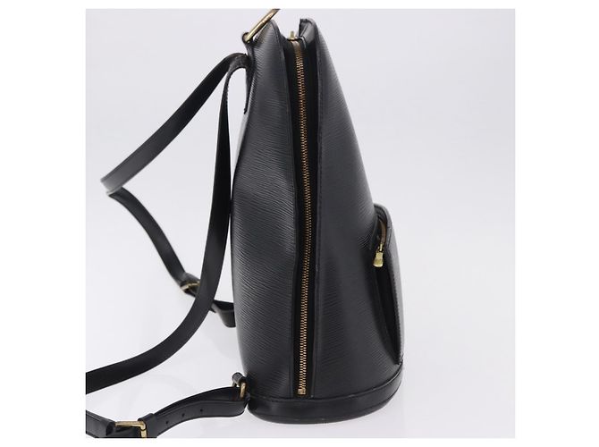 Zaino LOUIS VUITTON Epi Gobelins Nero M52292 LV Auth ka5215 - vista 4