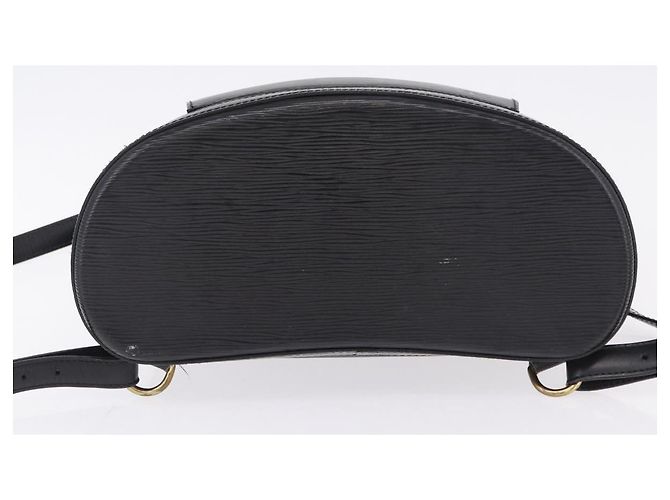 Zaino LOUIS VUITTON Epi Gobelins Nero M52292 LV Auth ka5215 - vista 5