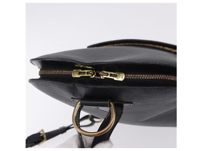 Zaino LOUIS VUITTON Epi Gobelins Nero M52292 LV Auth ka5215 - vista 6