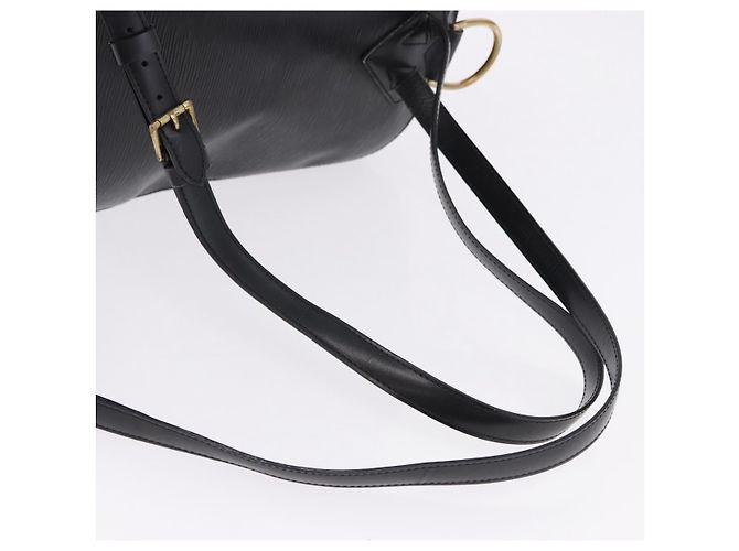 Zaino LOUIS VUITTON Epi Gobelins Nero M52292 LV Auth ka5215 - vista 9