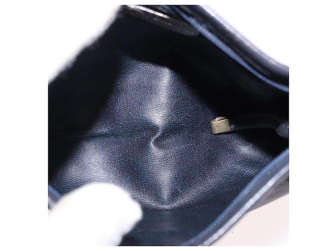 Borsa a tracolla FENDI in PVC e tela nera Auth bs36074 Nero - vista 12