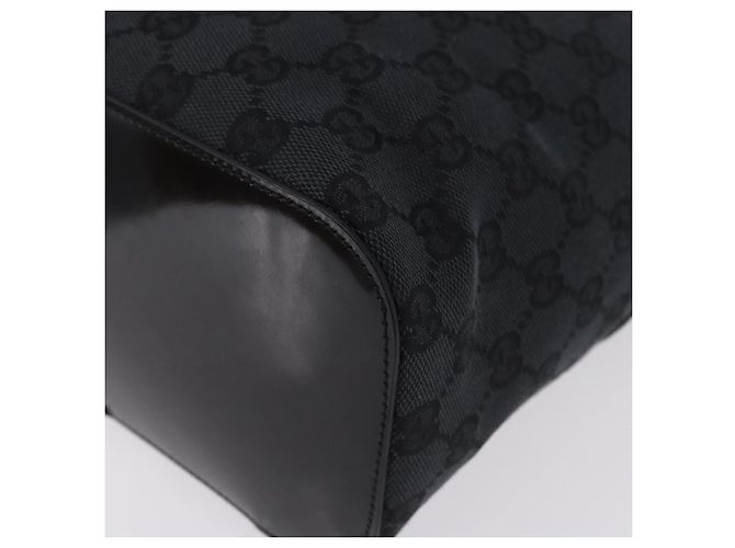 Borsa a tracolla GUCCI GG Canvas Nera Argento 001 3750 Auth ka5315A Nero - vista 14