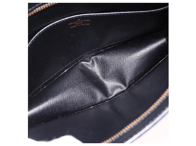 LOUIS VUITTON Epi Pochette Homme Clutch Bag Preto M52522 LV Auth mr2787 - vista 10