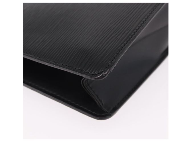 LOUIS VUITTON Epi Pochette Homme Clutch Bag Preto M52522 LV Auth mr2787 - vista 15