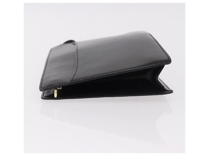 LOUIS VUITTON Epi Pochette Homme Clutch Bag Preto M52522 LV Auth mr2787 - vista 4