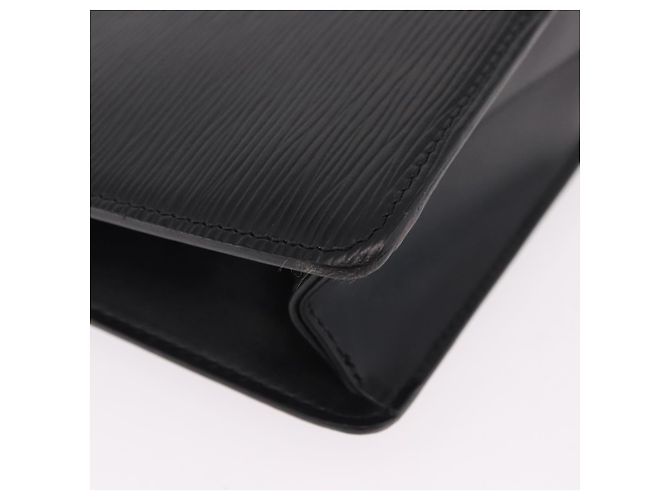 LOUIS VUITTON Epi Pochette Homme Clutch Bag Preto M52522 LV Auth mr2787 - vista 7