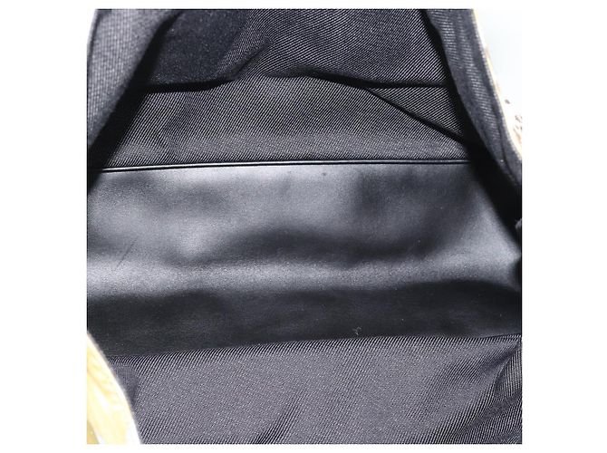 Borsa Tote Salvatore Ferragamo in nylon giallo argento Auth 192729A - vista 10