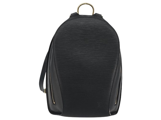 Zaino LOUIS VUITTON Epi Mabillon Nero M52232 LV Auth 192914 - vista 13